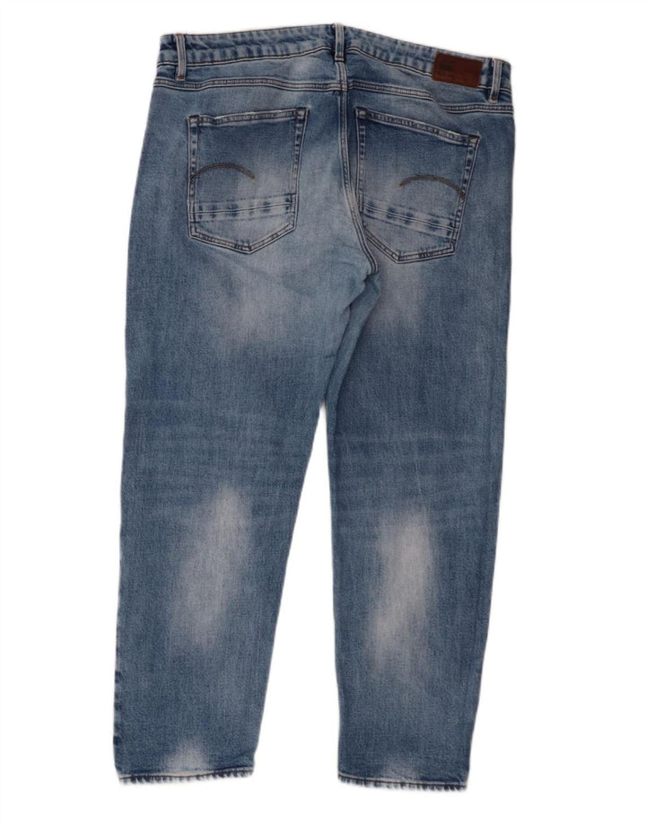 G-Star Mens Straight Jeans W32 L27 Blue Cotton