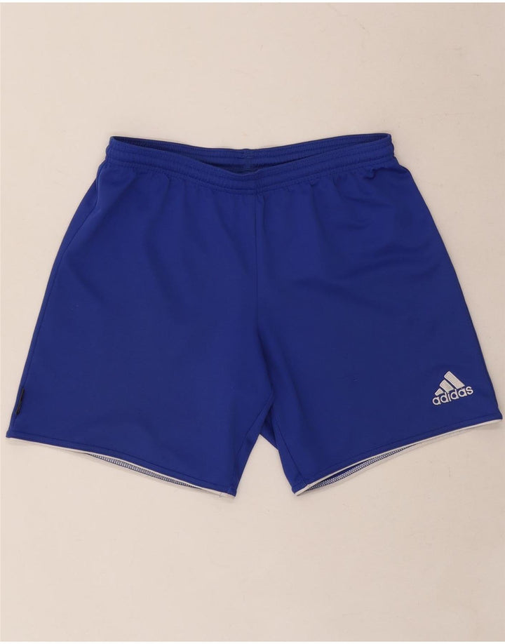 Męskie spodenki sportowe ADIDAS, małe, niebieskie, z poliestru