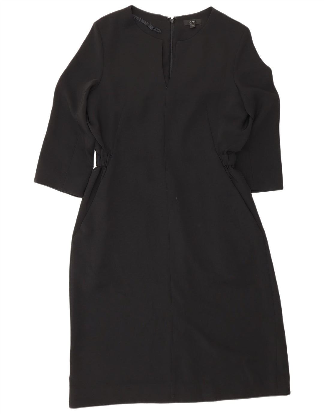 Rochie Cos pentru femei cu mâneci 3/4 EU 38 Poliester mediu negru