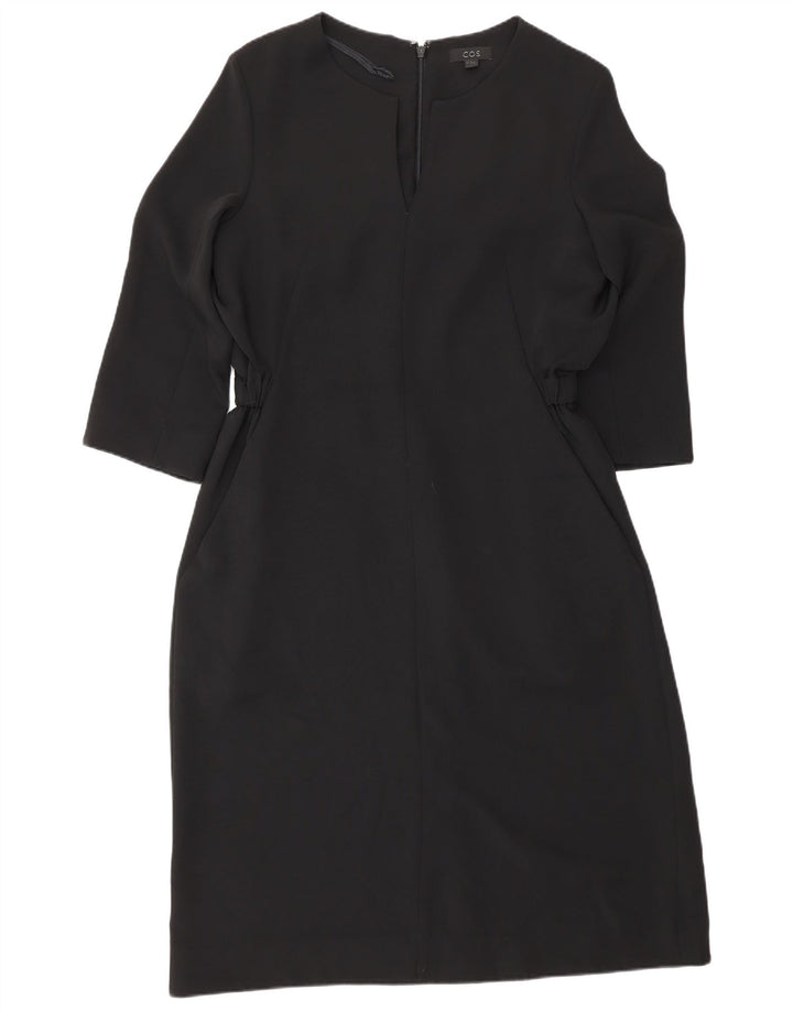 Rochie Cos pentru femei cu mâneci 3/4 EU 38 Poliester mediu negru