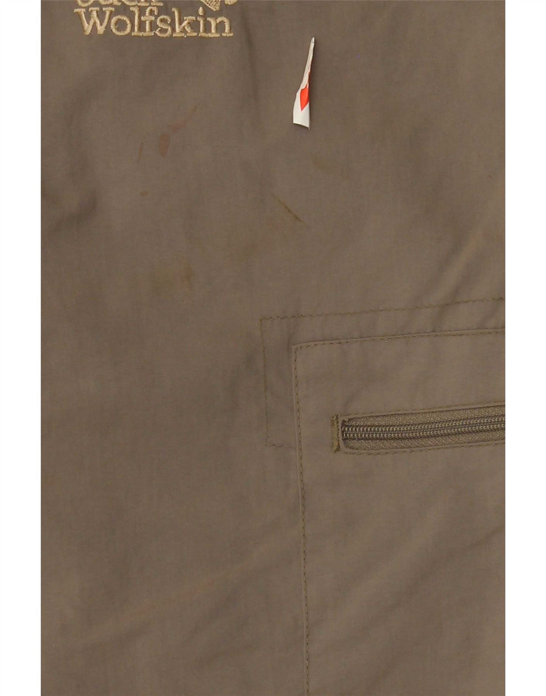 Jack Wolfskin Mens Cargo Shorts W36 Large Khaki Polyamide