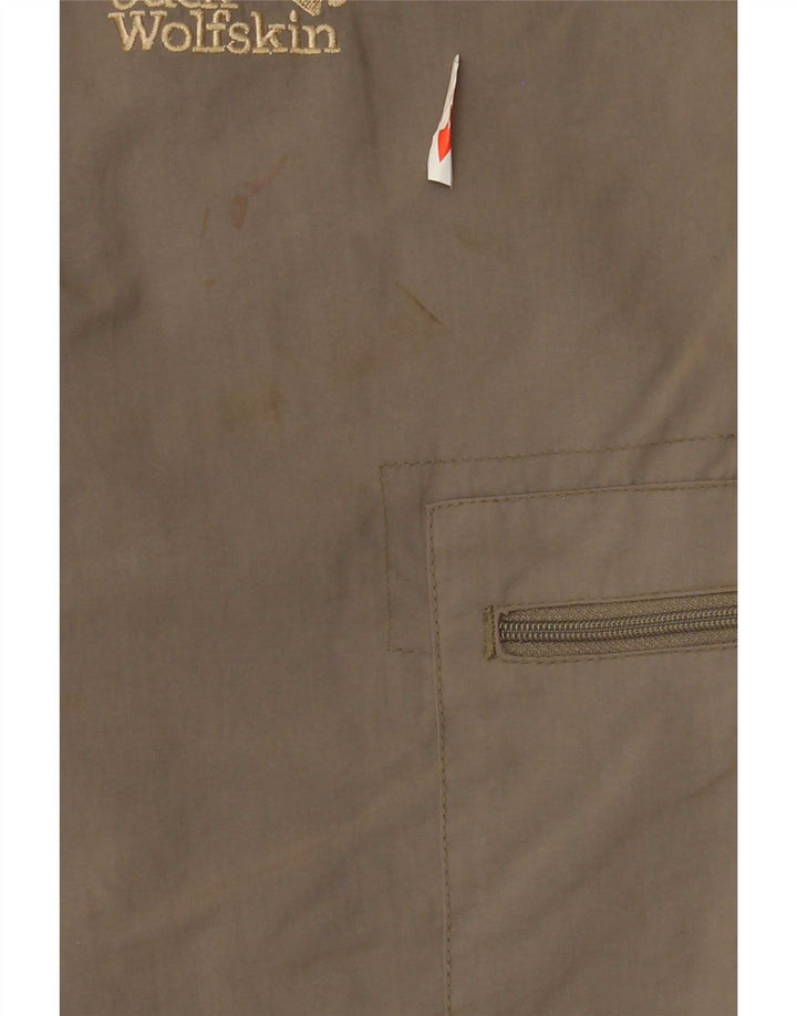 Jack Wolfskin Mens Cargo Shorts W36 Large Khaki Polyamide