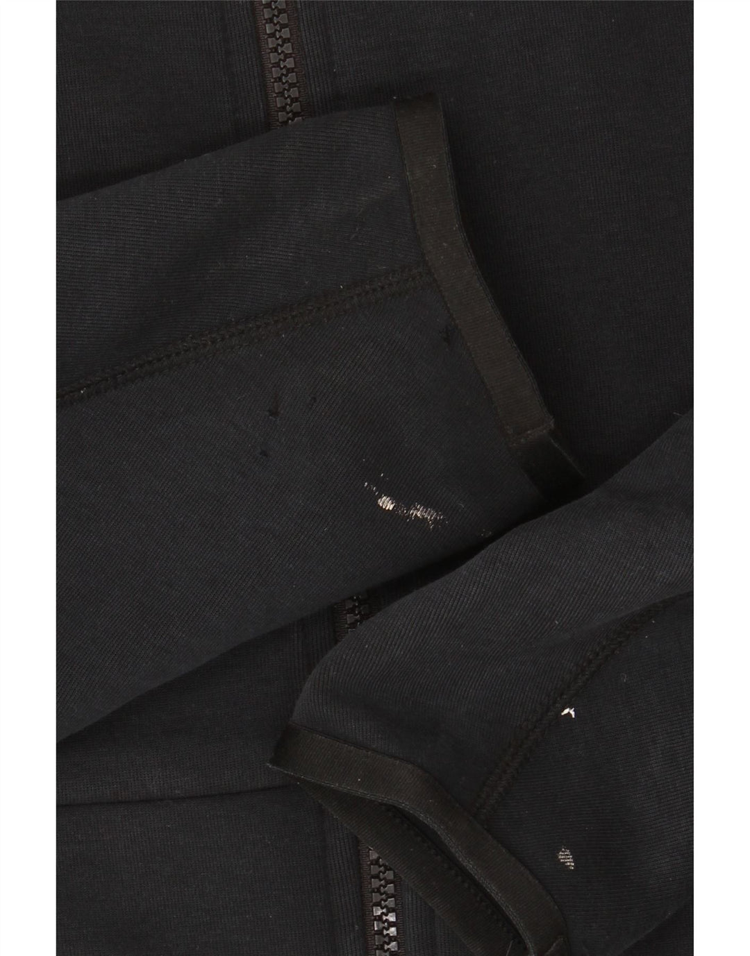 Nike Mens Zip Hoodie Sweater Small Black Cotton