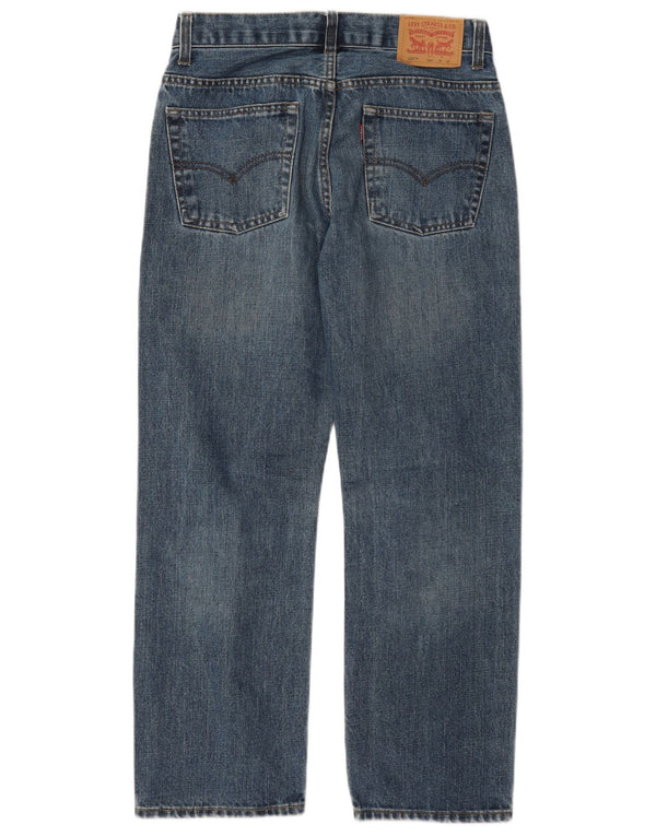 Прямые джинсы Levi's 505 для мальчиков 15–16 лет W28 L28, синий хлопок