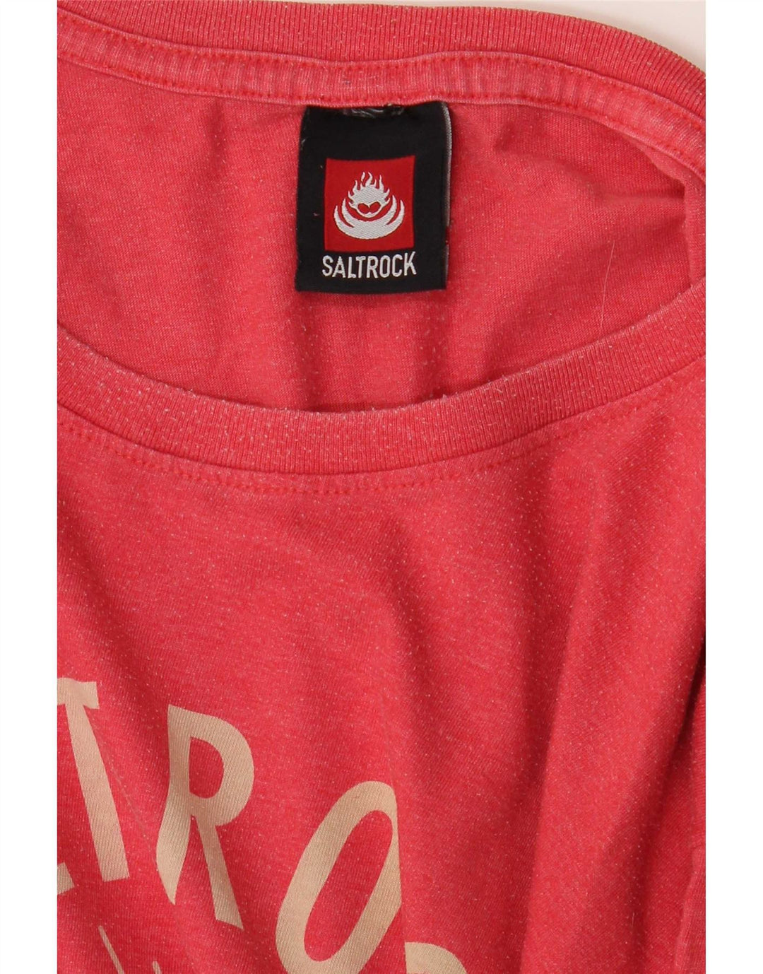 T-shirt grafica da uomo Saltrock Top grande rosa