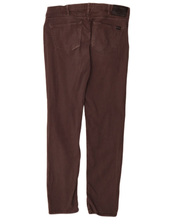 Paul Smith Damen Slim Fit Freizeithose W32 L30 Graue Baumwolle