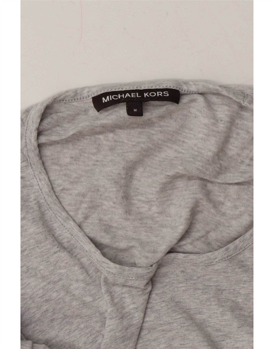 Michael Kors Herre grafisk T-shirt Top Medium Grey Flecked