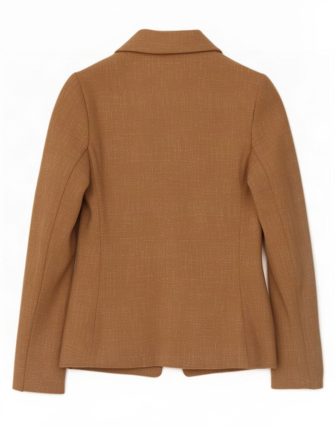 Jaqueta blazer feminina Marks & Spencer grande tamanho Reino Unido 10 pequena bege manchada