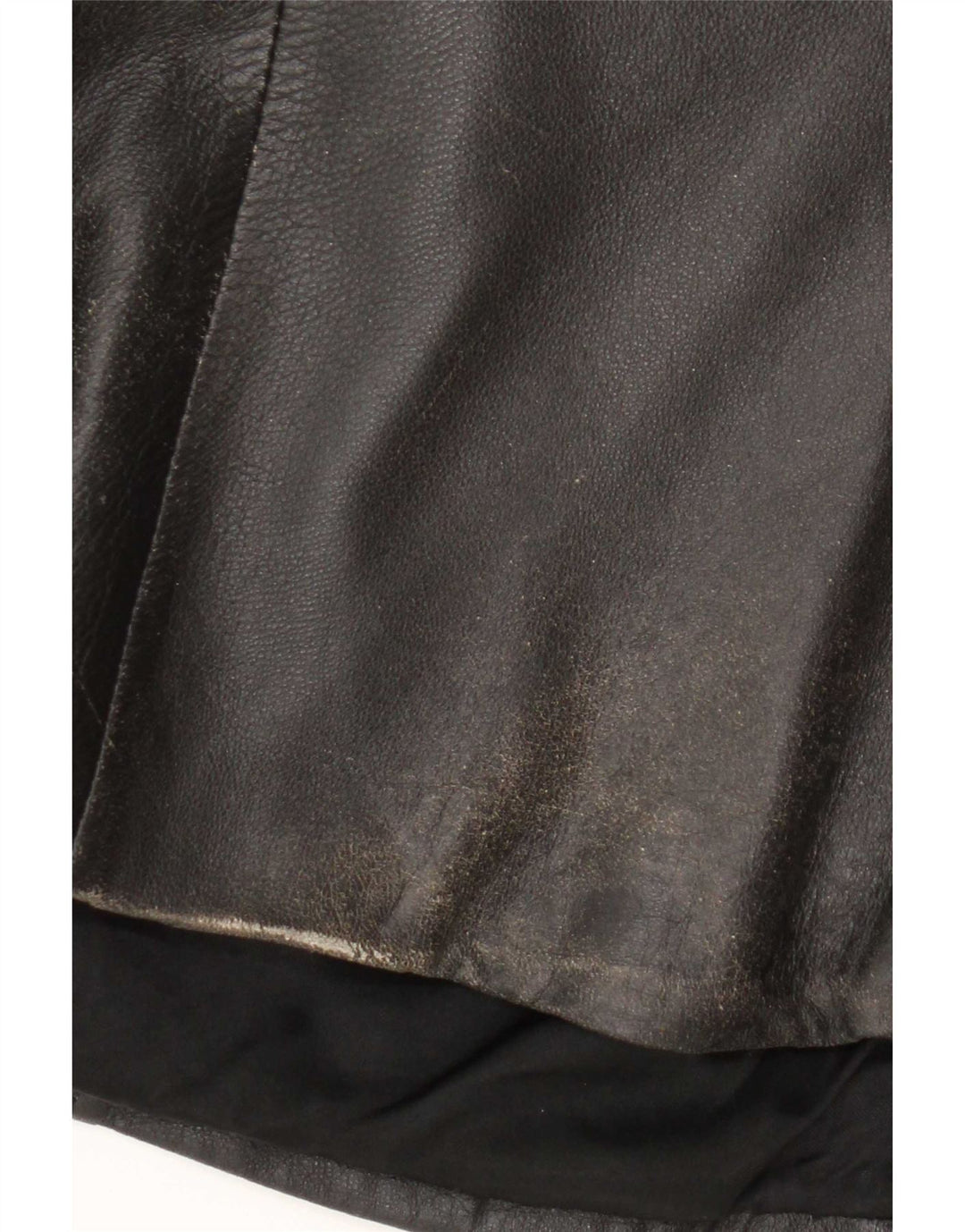 Vintage Herren Lederjacke UK 36 Small Schwarz
