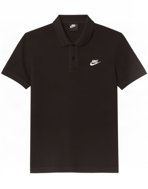 Męska koszulka polo Nike, mała, czarna, bawełniana