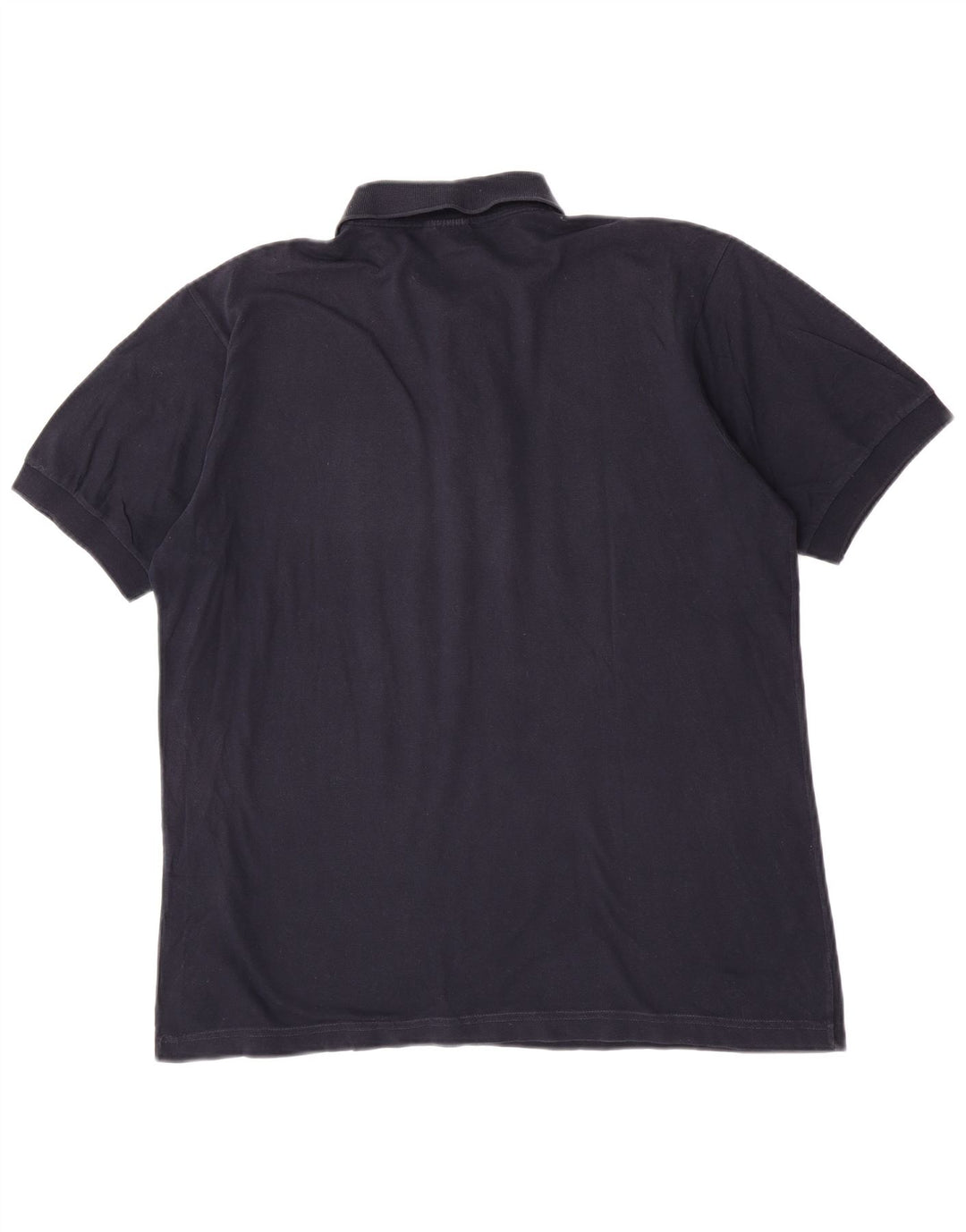 Sergio Tacchini Mens Polo Shirt Large Navy Blue Cotton