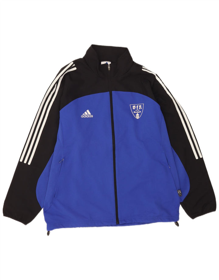 Adidas Herre Climacool Grafisk træningsdragt Topjakke UK 40/42 Medium Blue