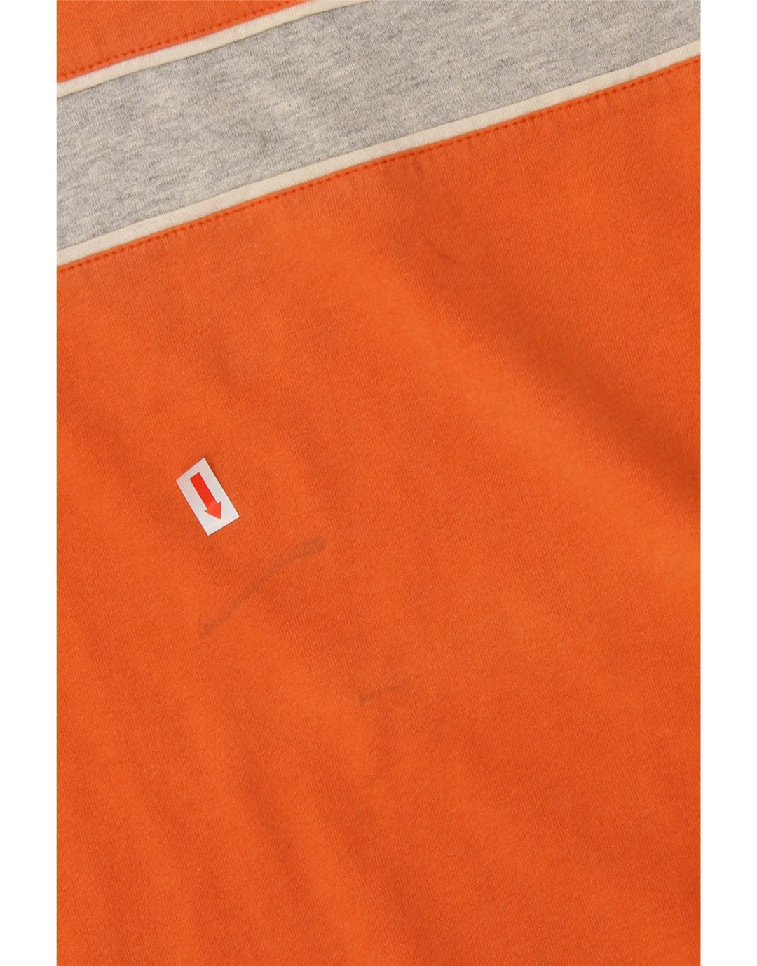 NIKE Mens T-Shirt Top Large Orange Colourblock Cotton Vintage Nike and Second-Hand Nike from Messina Hembry 