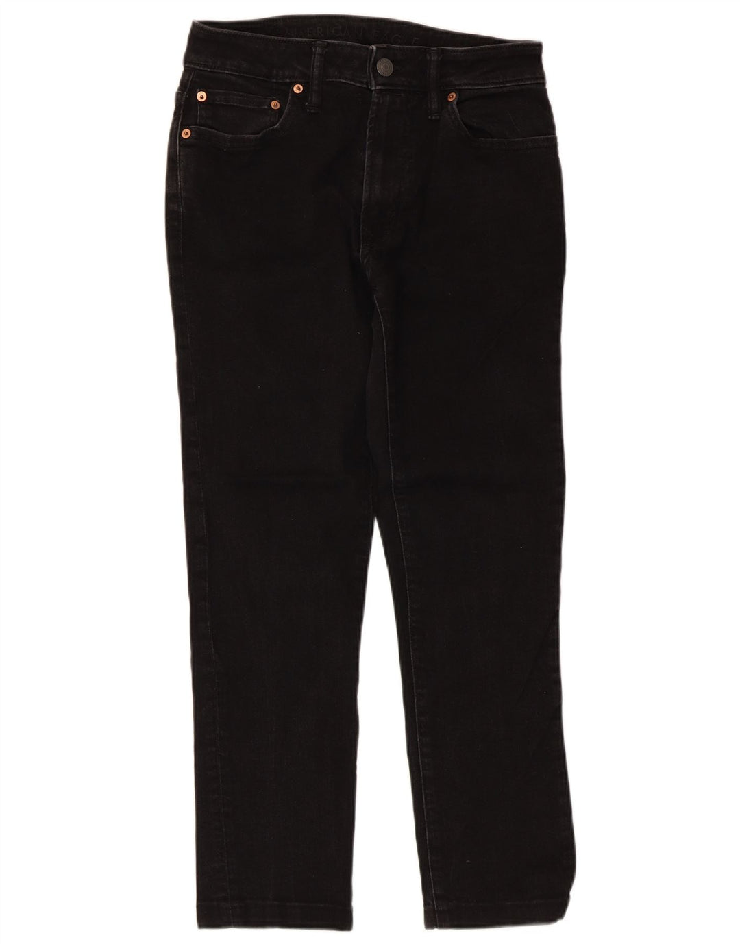 American Eagle Womens Cropped Jeans W30 L26 Sort bomuld