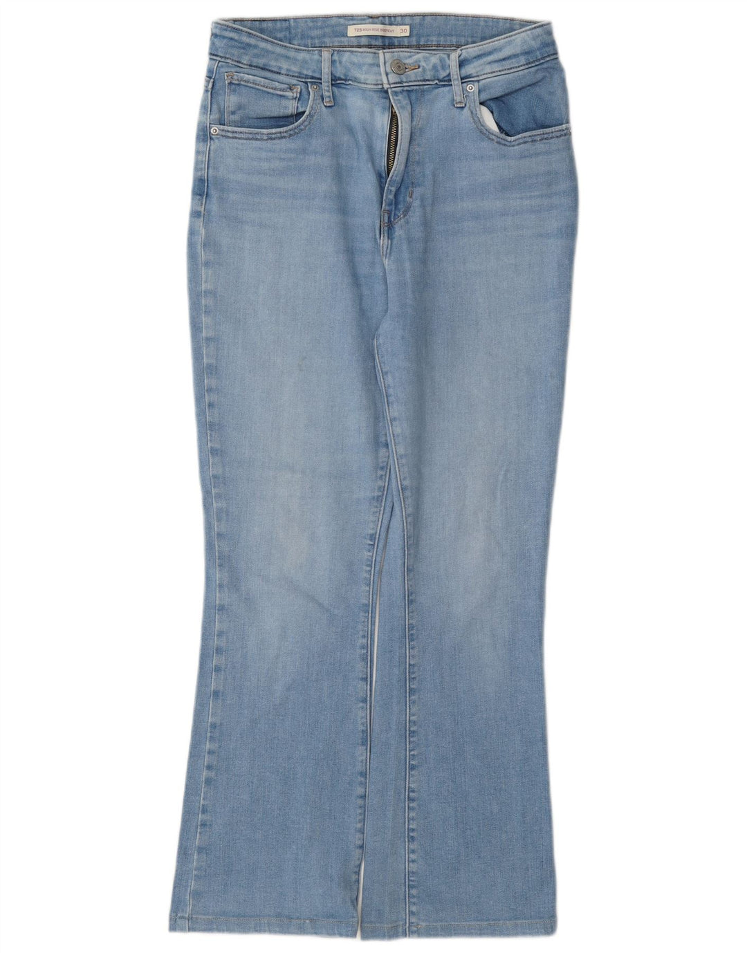 Damskie jeansy Levi's 725 z wysokim stanem Bootcut W30 L26 Niebieskie