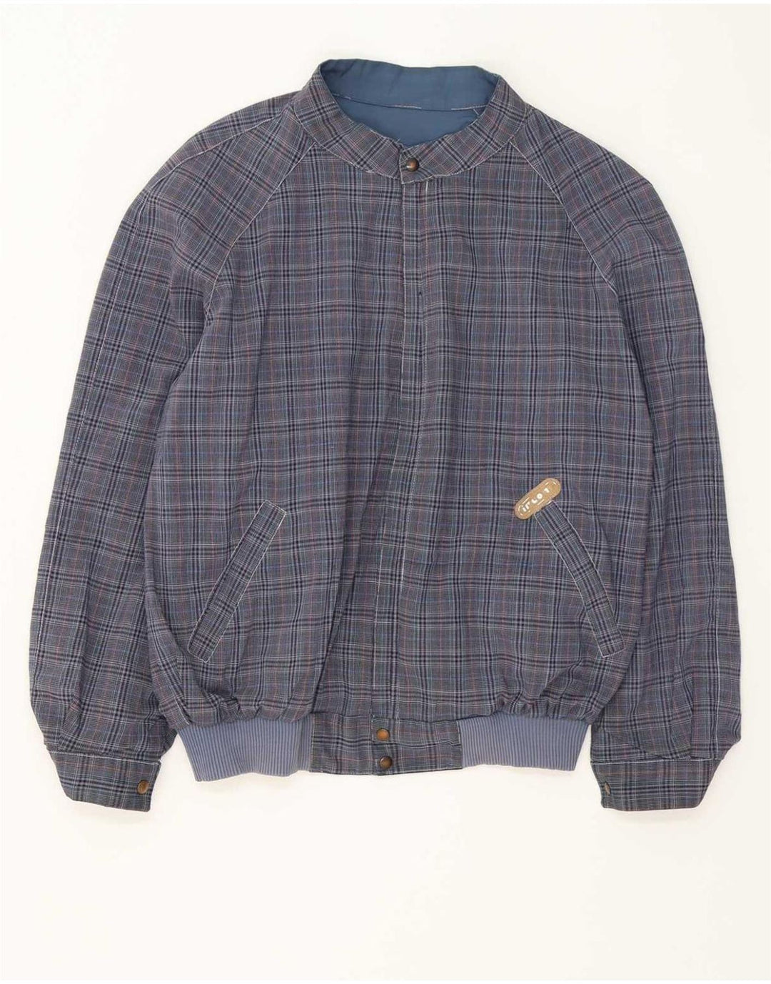 Vintage hombres chaqueta reversible Reino Unido 40 grande azul marino