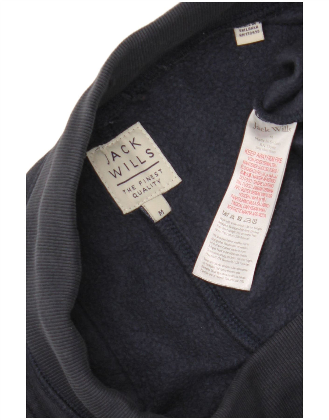 Jack Wills Herre sportsshorts Medium Navyblå Bomuld
