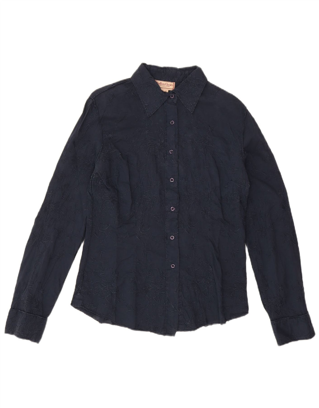 Marlboro Classics Dameskjorte EU 44 XL Navy Blue Floral