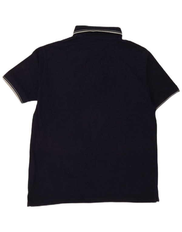 Polo Kappa da uomo XL in cotone blu navy