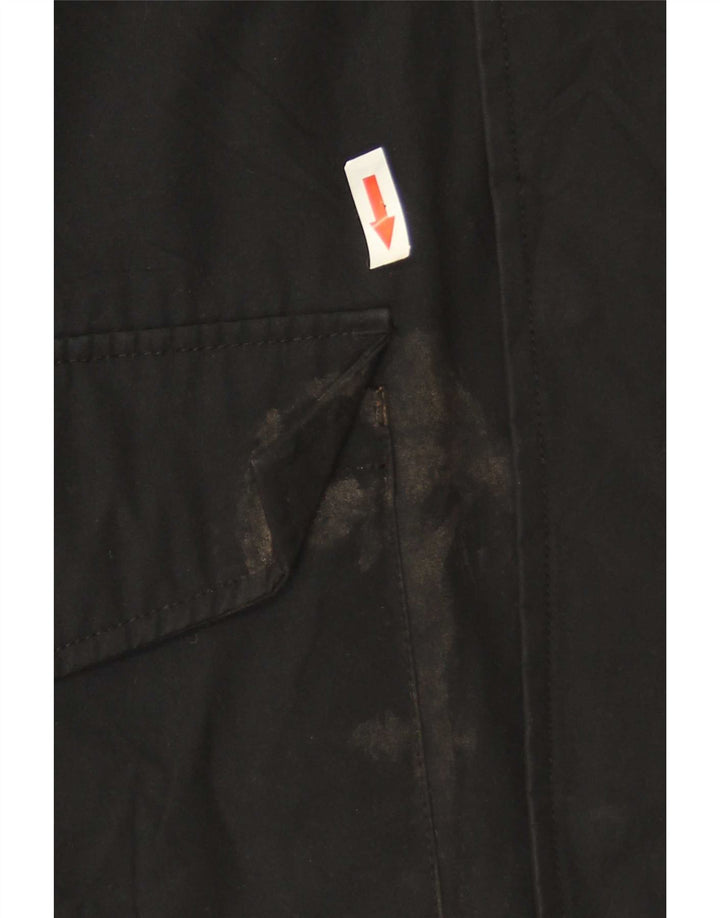 Levi's Mens Hooded Sherpa Utility Jacket UK 38 Medium Black Polyester