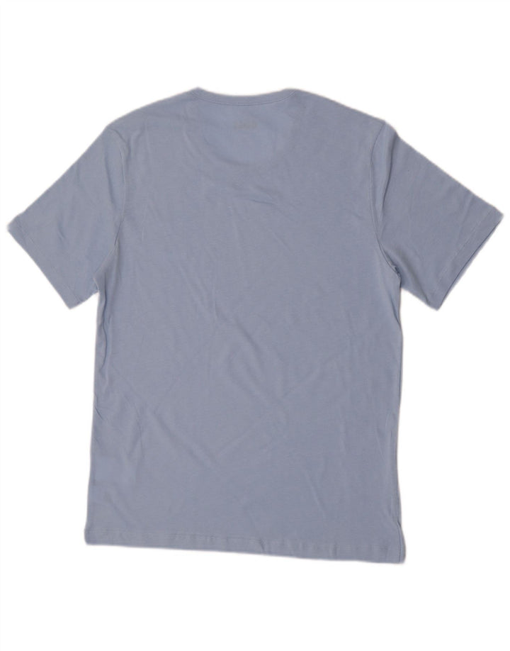 Tricou pentru bărbați Hugo Boss Top din bumbac albastru mediu