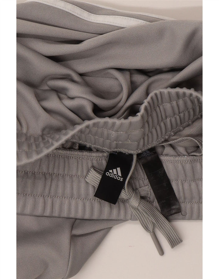 Adidas Womens Tracksuit Trousers UK 8/10 Small  Grey Polyester