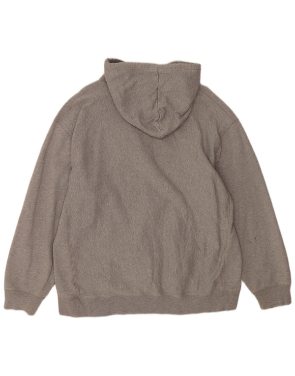 Gap Mens Graphic Hoodie Jumper XL Grey Cotton