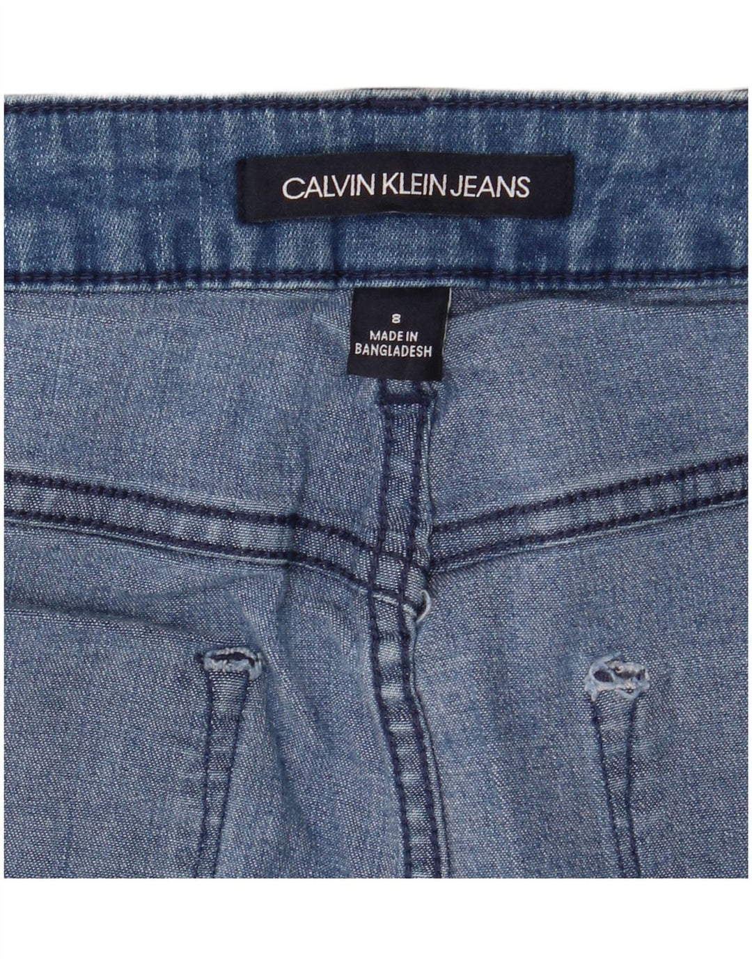 Calvin Klein Γυναικεία Τζιν Φούστα US 8 Medium W28 Μπλε
