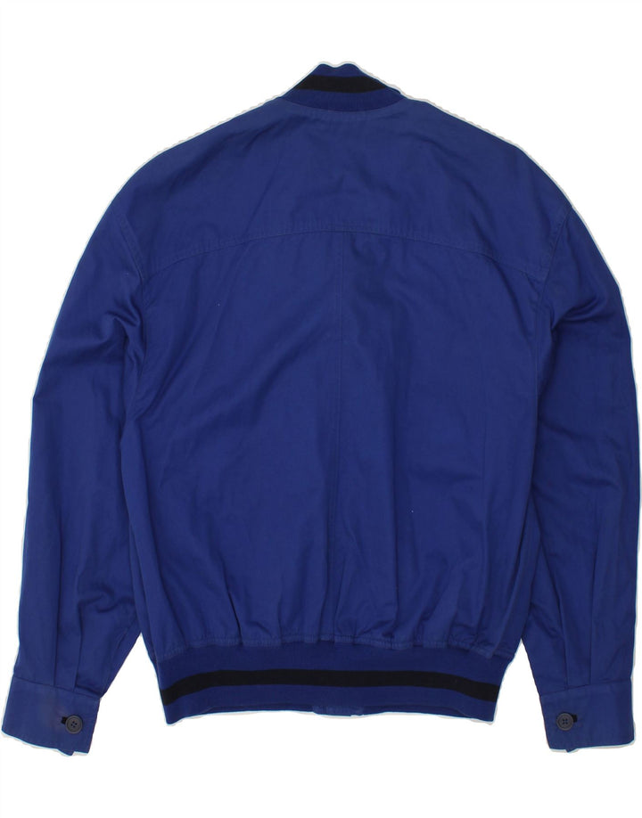 PANCALDI & B Mens Bomber Jacket IT 48 Medium Blue Cotton Vintage Pancaldi & B and Second-Hand Pancaldi & B from Messina Hembry 