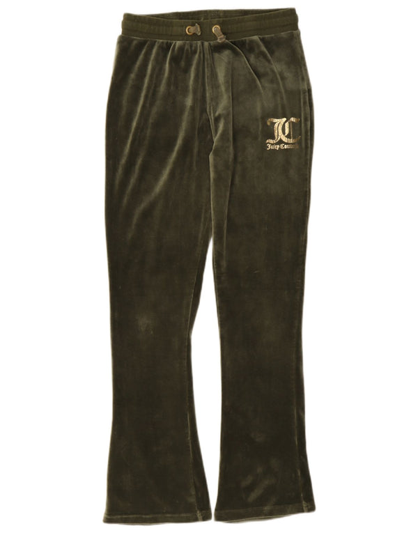 Juicy Couture Pige Velour Træningsdragt Bukser 12-13 år Khaki Polyester