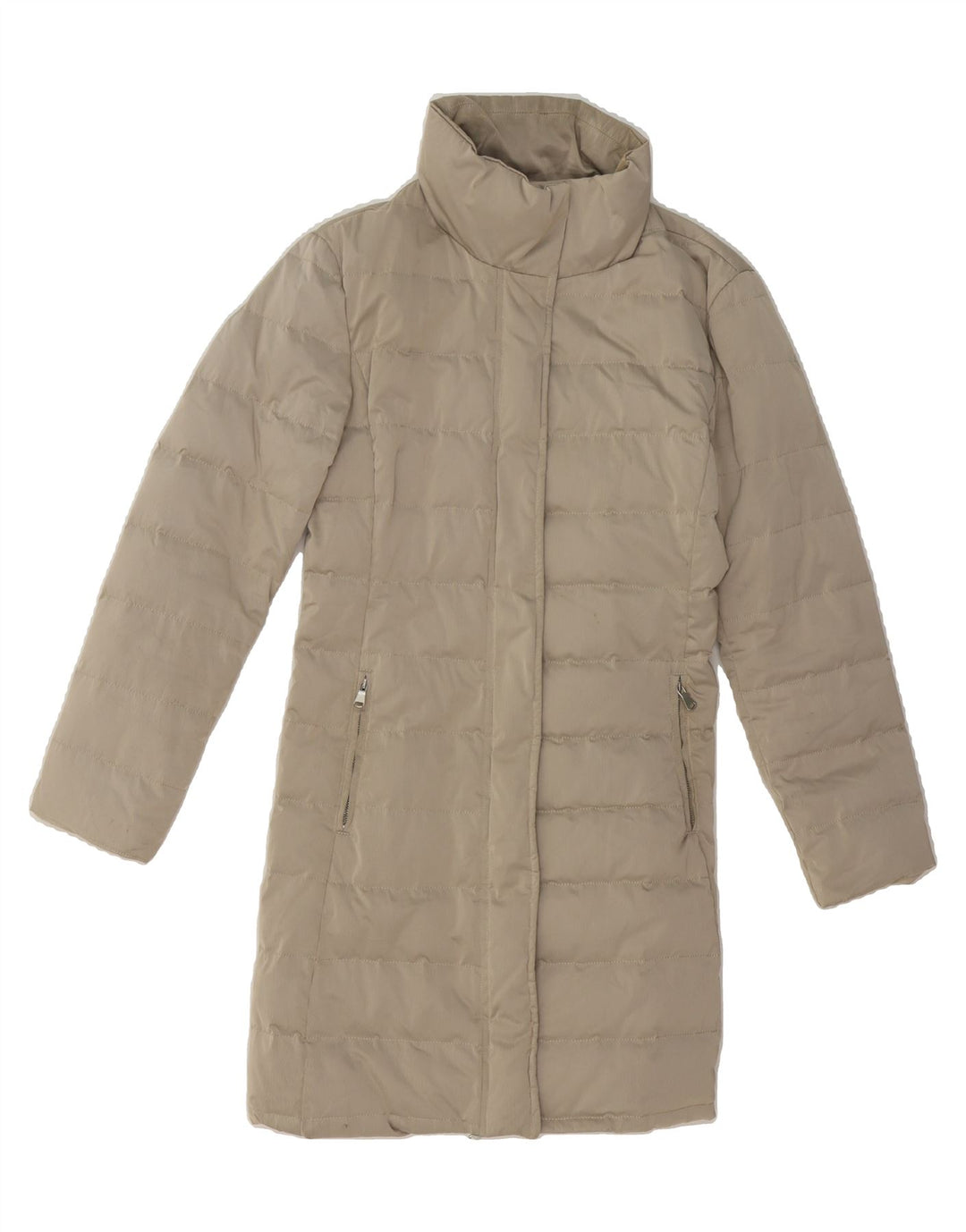 MARELLA Womens Padded Coat UK 8 Small  Grey Polyester Vintage Marella and Second-Hand Marella from Messina Hembry 