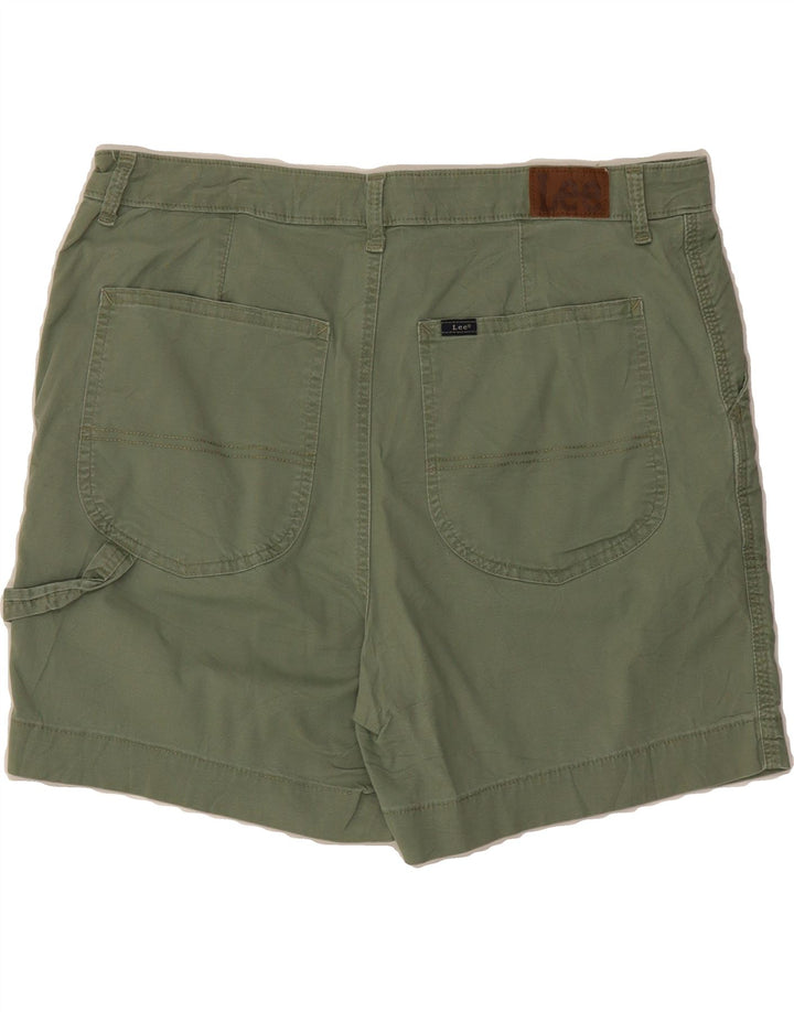 LEE Womens Chino Shorts US 16 2XL W38 Green Cotton Vintage Lee and Second-Hand Lee from Messina Hembry 