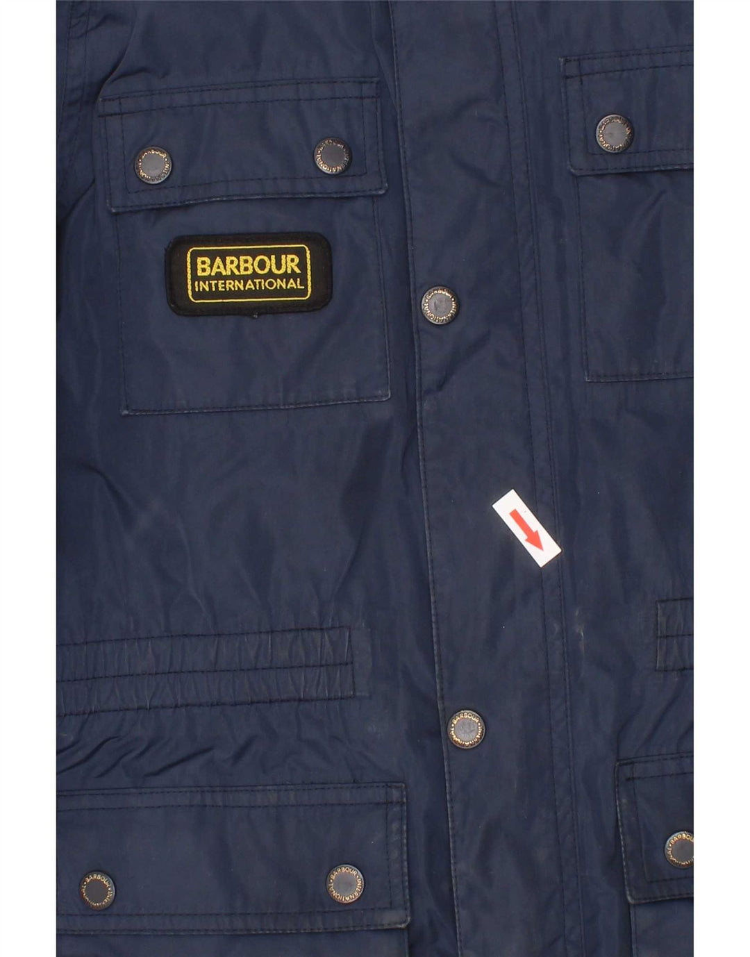 Barbour Boys Utility Jacket 10-11 Years Large Blue Polyamide