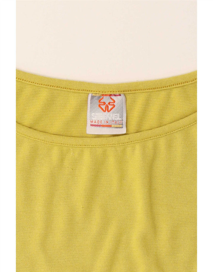 Top pentru femei Stefanel cu maneci 3/4 UK 14 verde mediu