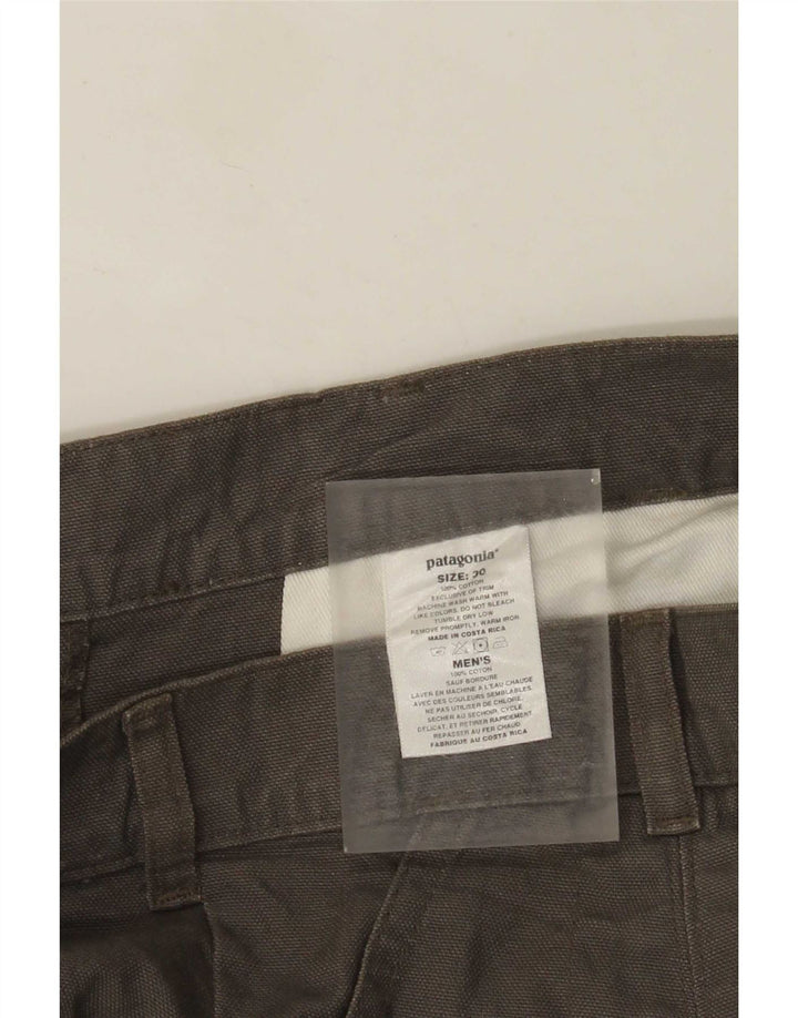 Pantaloncini chino da uomo Patagonia W30 cotone grigio medio