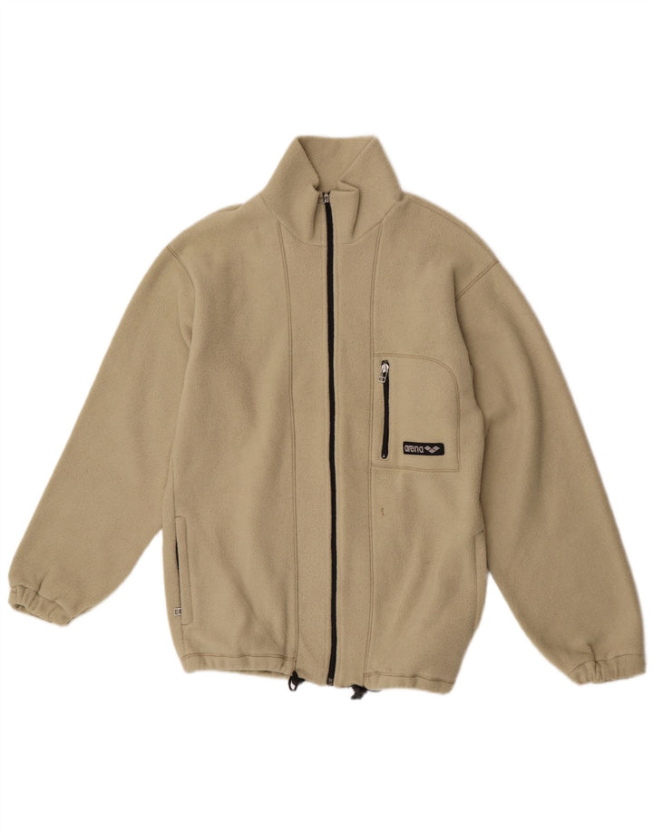 Giacca in pile da uomo Arena UK 36 piccola Beige