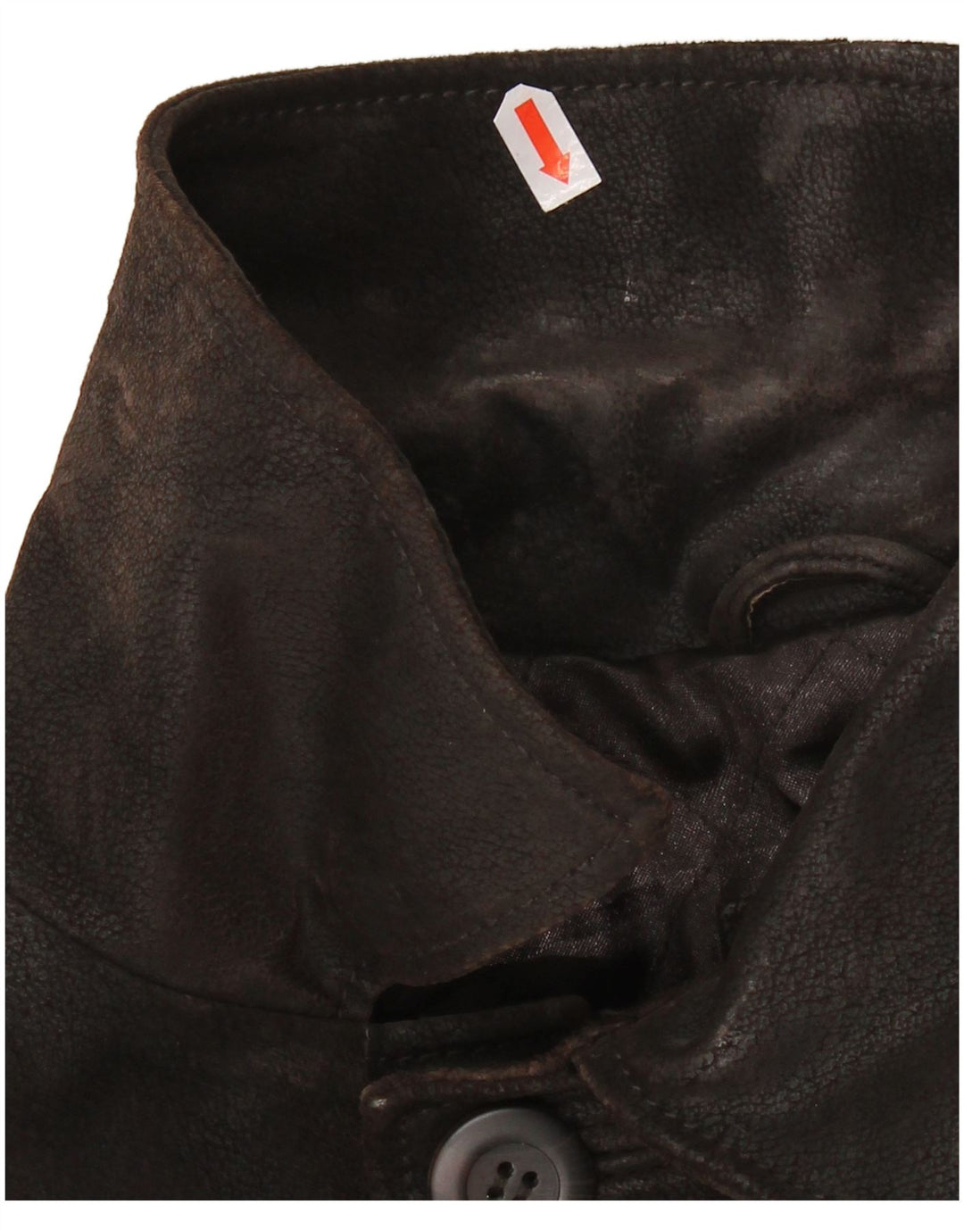 VINTAGE Mens Leather Jacket UK 42 XL Brown Leather