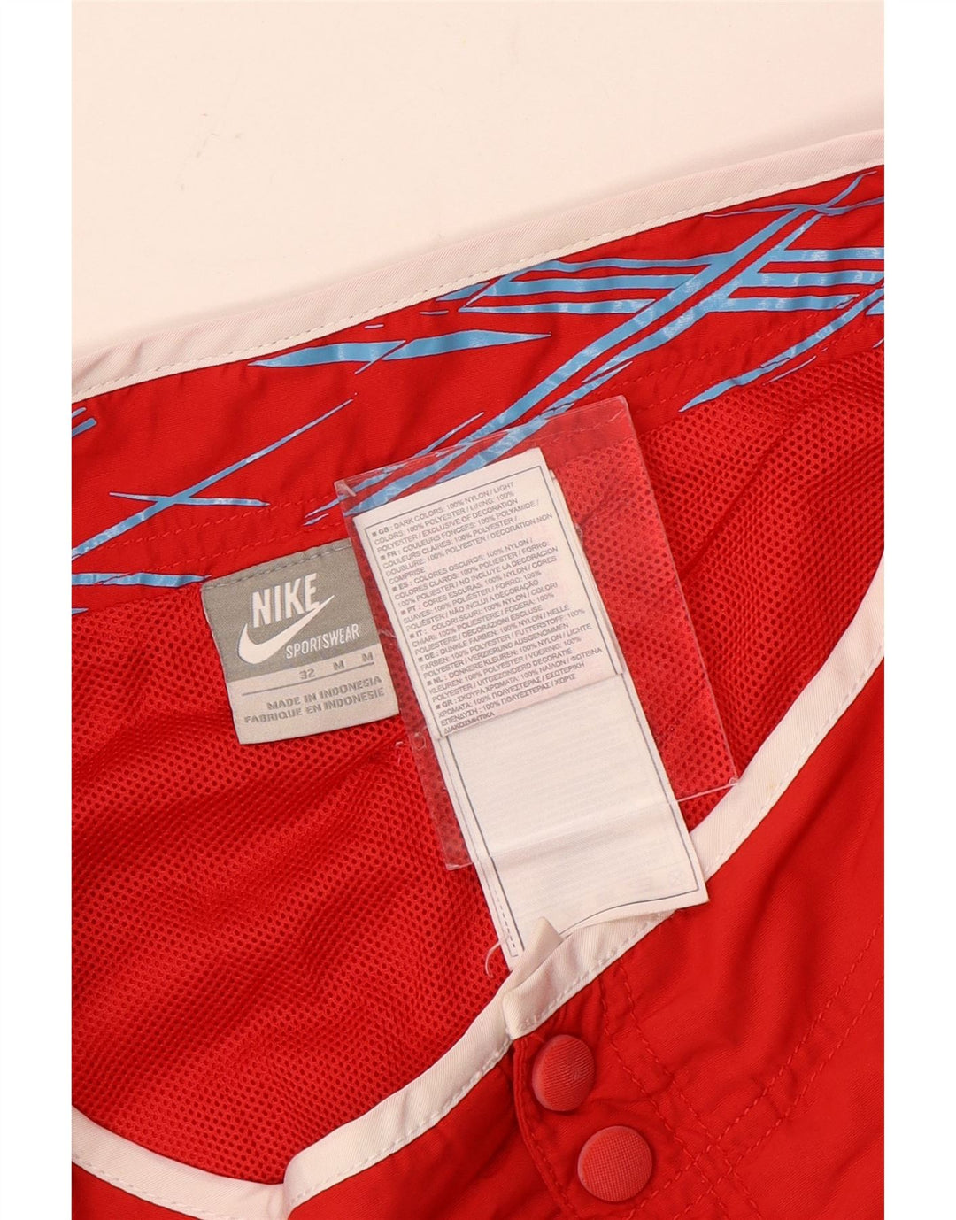 Nike Badeshorts til mænd Medium Rød Colourblock Polyester