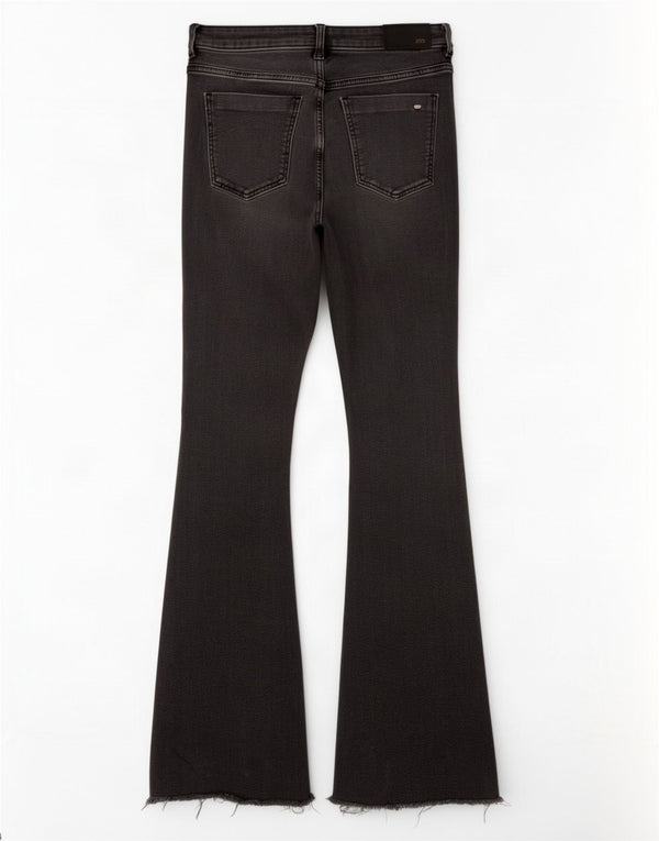 Женские расклешенные джинсы Zara EU 40 Medium W30 L34, черный хлопок
