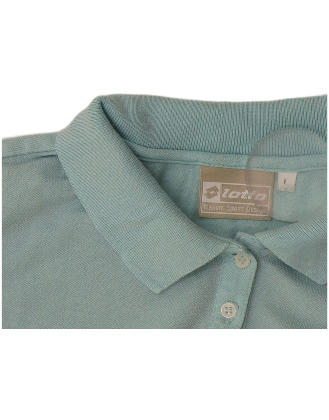 Lotto Womens Polo Shirt UK 14 Large Blue