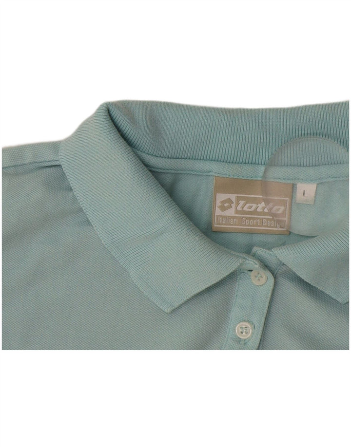 Lotto Womens Polo Shirt UK 14 Large Blue