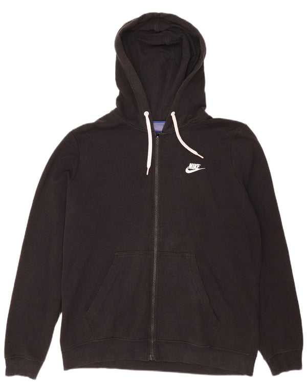 Felpa con cappuccio e zip Nike da donna XL in cotone nero