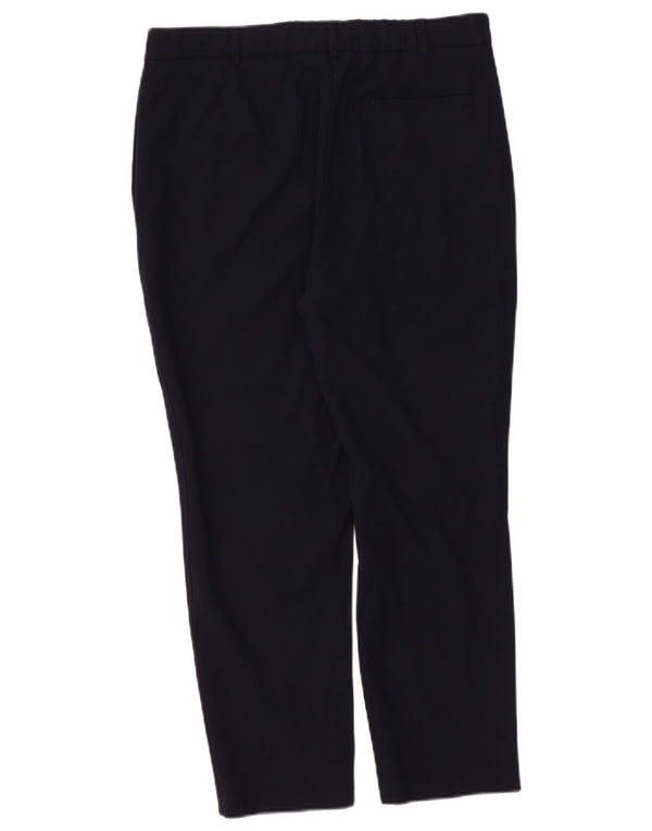 Marks & Spencer Damen Tapered Anzughose UK 14 Large W34 L26 Marineblau