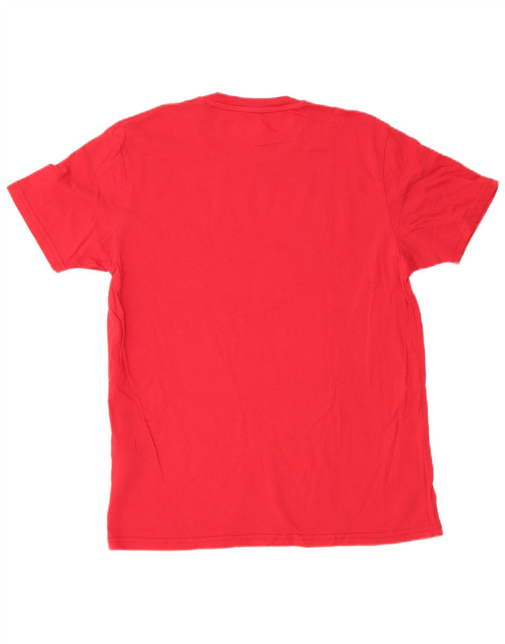 T-shirt da uomo Alpha Industries Top in cotone rosso medio