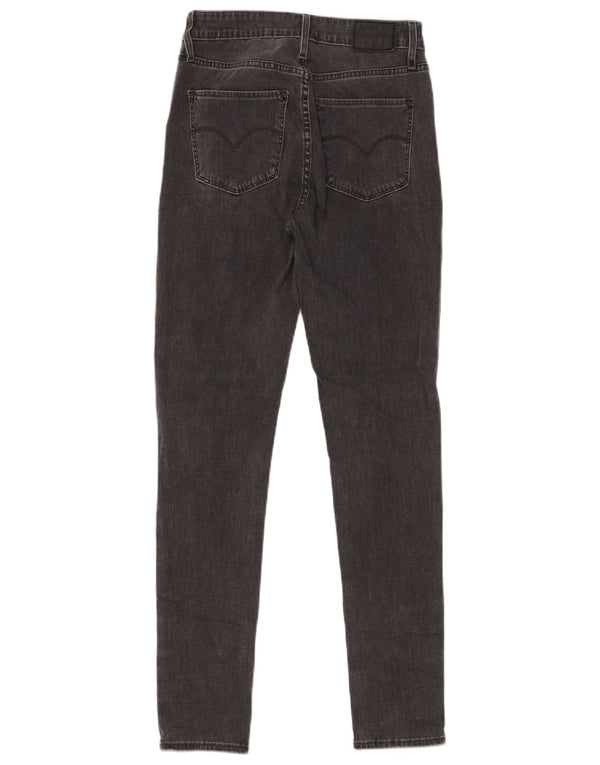 Женские джинсы скинни Levi's 721 с высокой посадкой W28 L29 Серые