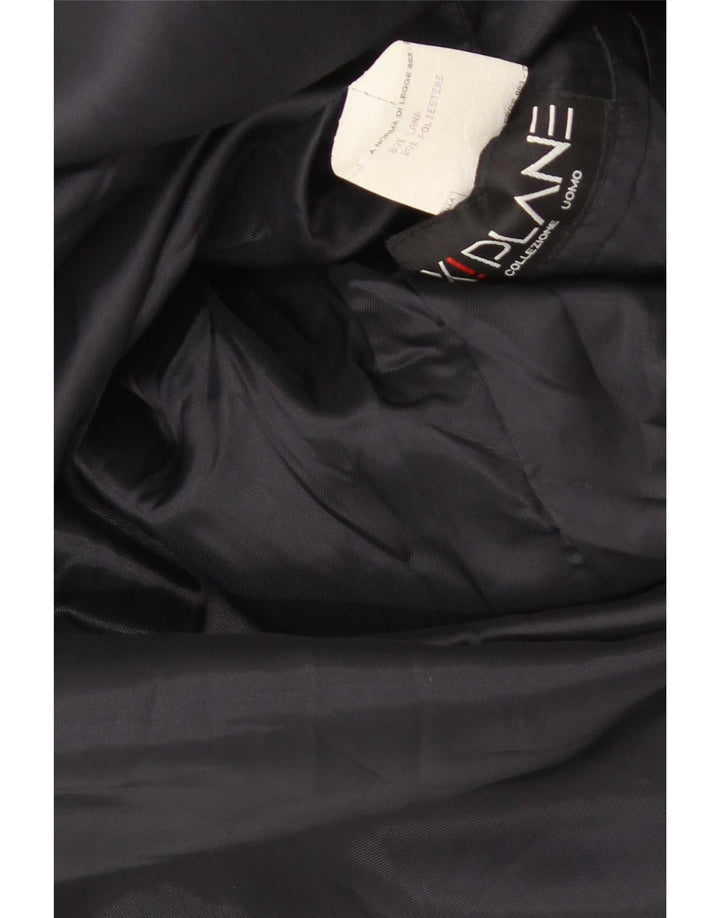 Abrigo vintage para hombre IT 52 XL Lana negra