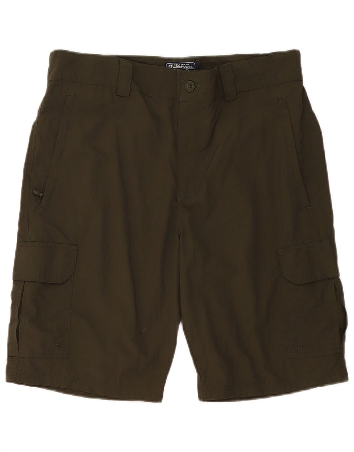 Mountain Warehouse Damen-Cargoshorts W34 Large Khaki Polyamid