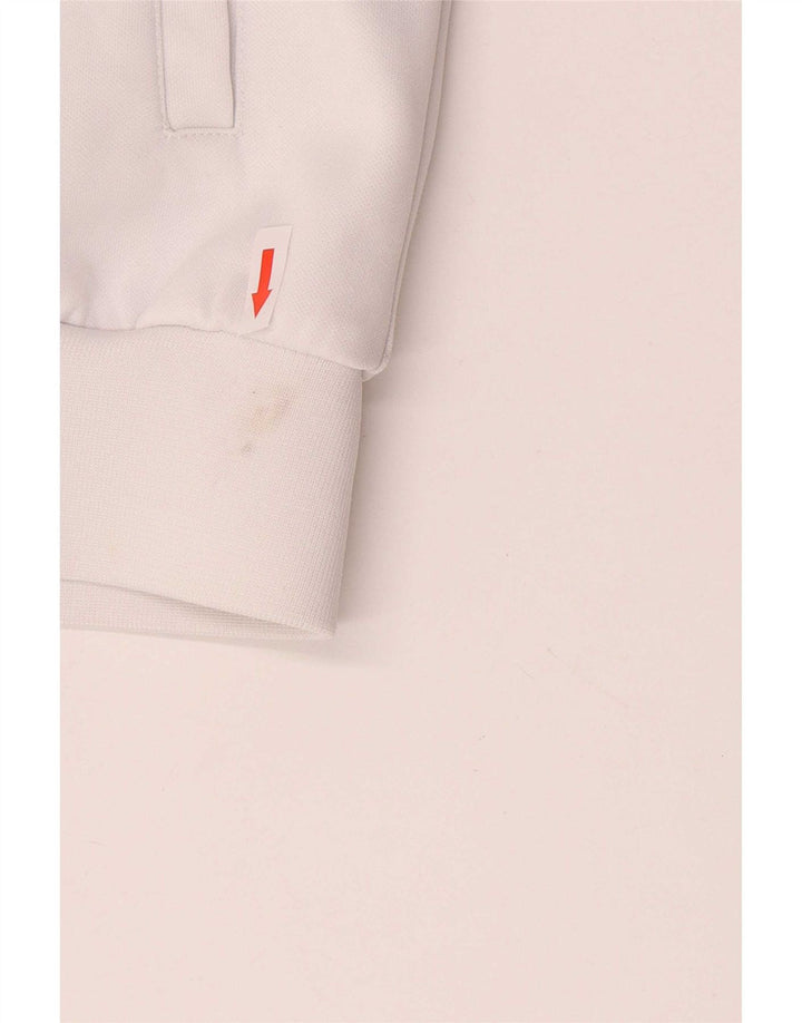 Giacca da ginnastica da uomo Ellesse piccola sportiva in poliestere bianco