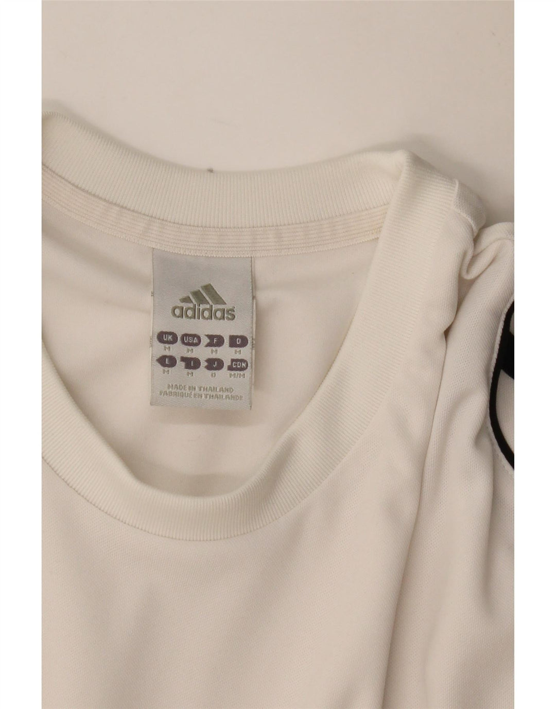 ADIDAS Herre Climalite T-Shirt Top Medium White