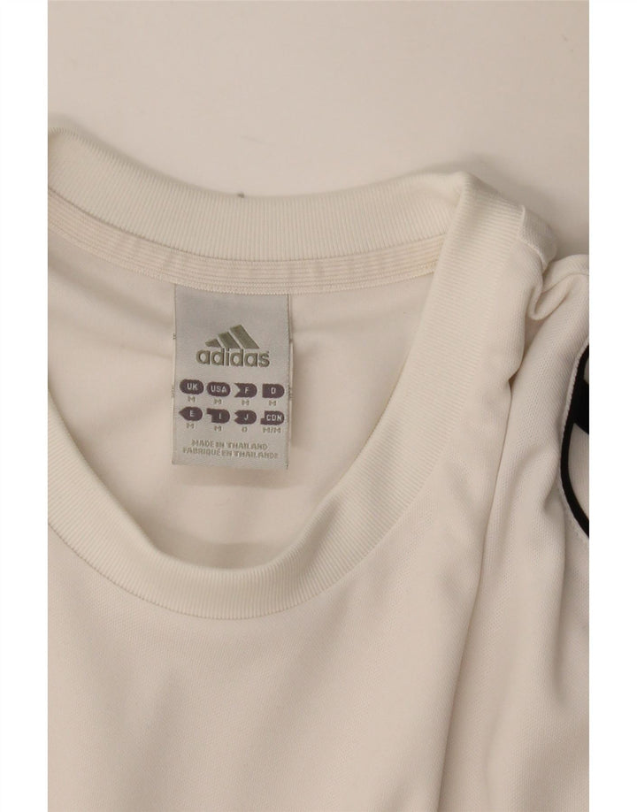 ADIDAS Herre Climalite T-Shirt Top Medium White